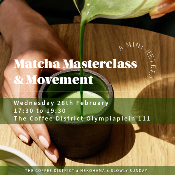 SOLD OUT | Matcha & Movement | 28th Feb '24 | 5:30pm to 7:30pm